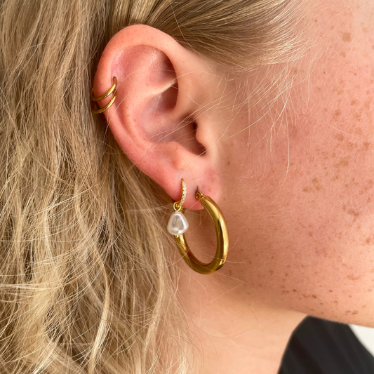 Fauna Gold Earrings - Boombym