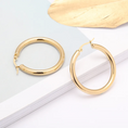 Load image into Gallery viewer, Gold hoop Earrings 30mm - Boombym
